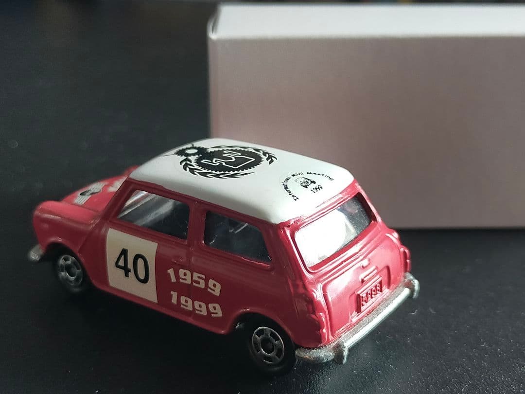 青箱トミカMiniCooper40thTraffic happybirthday