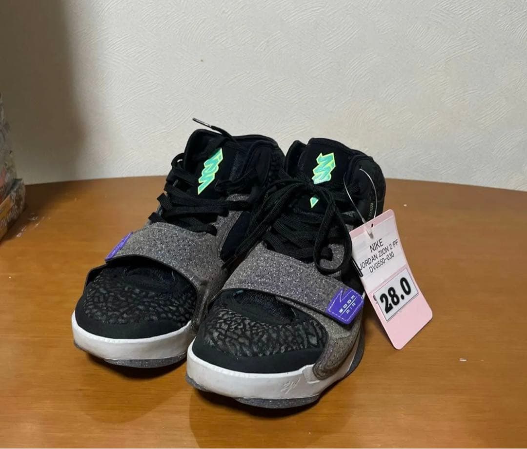 美品NIKE JORDAN ZION 2 PF DV0550-030 28.0㎝