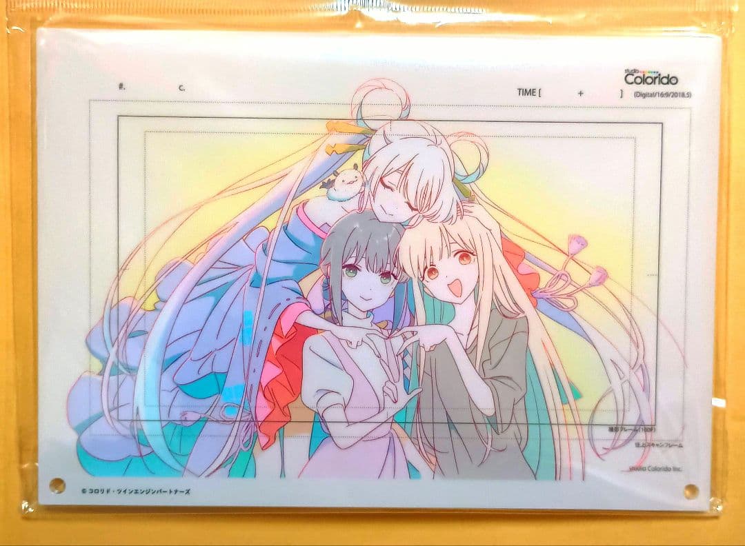 て*ふ様 【即完売/激レア品】超かぐや姫　ラフ原画　アクリルパネル