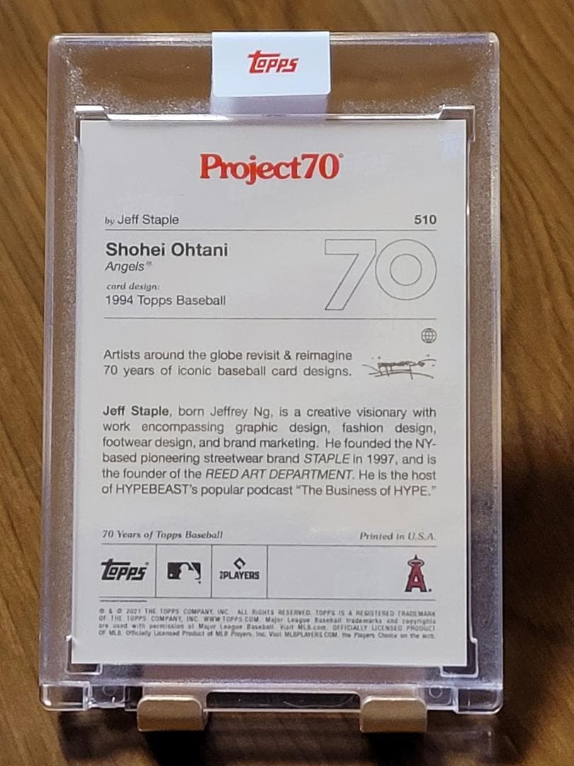 大谷翔平 Topps project70 #510 ガンダム風 ※激レア 超人気