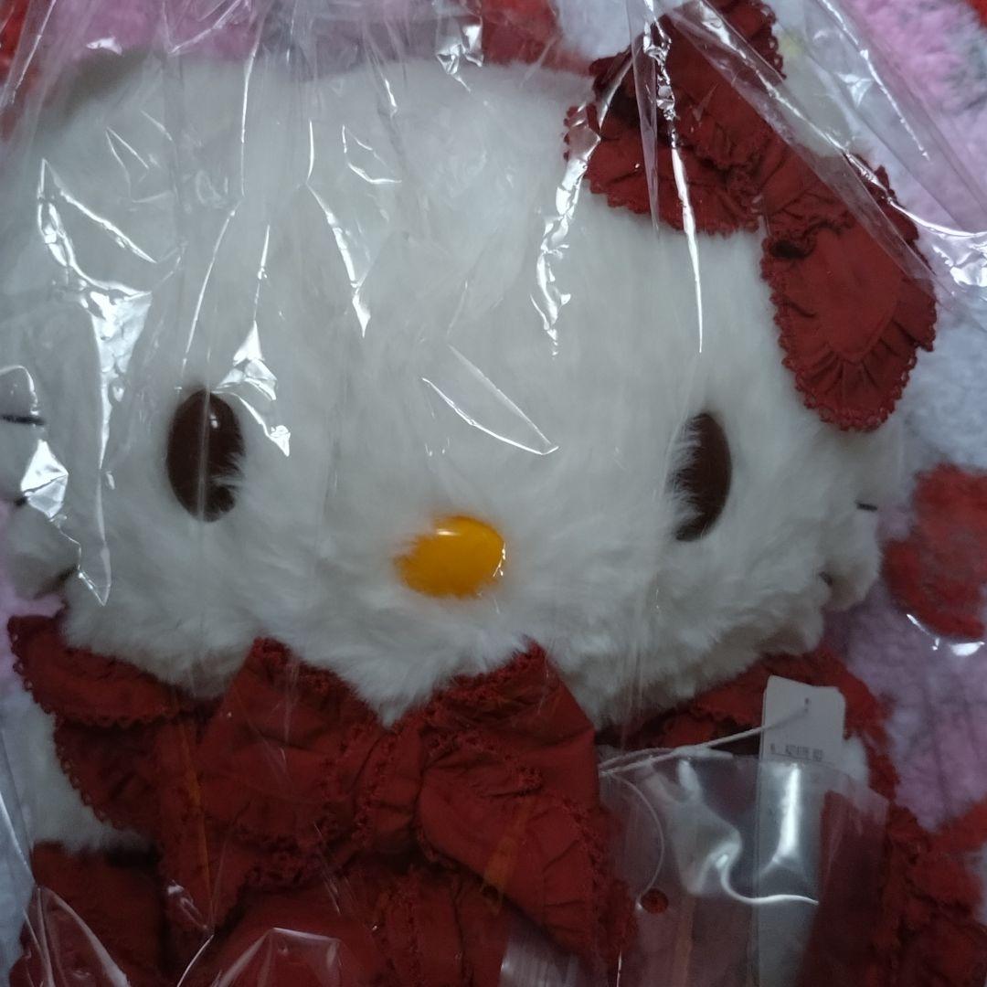 ♡ピンクハウス　ハローキティ　ぬいぐるみ♡ネコ耳フードワンピース
