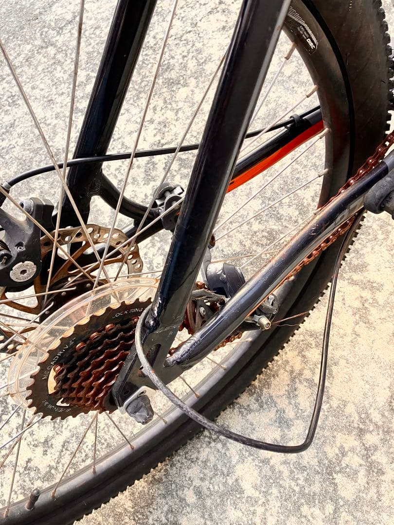 値下げ　佐賀　手渡し　27.5インチ MTB ディスクブレーキ GT ジャンク