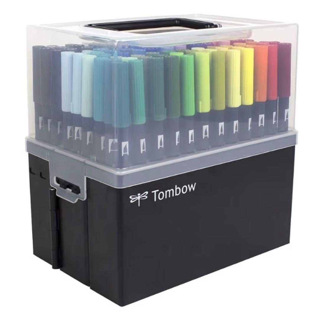 Tombow ABT マーカーボックス 108色 ケース付