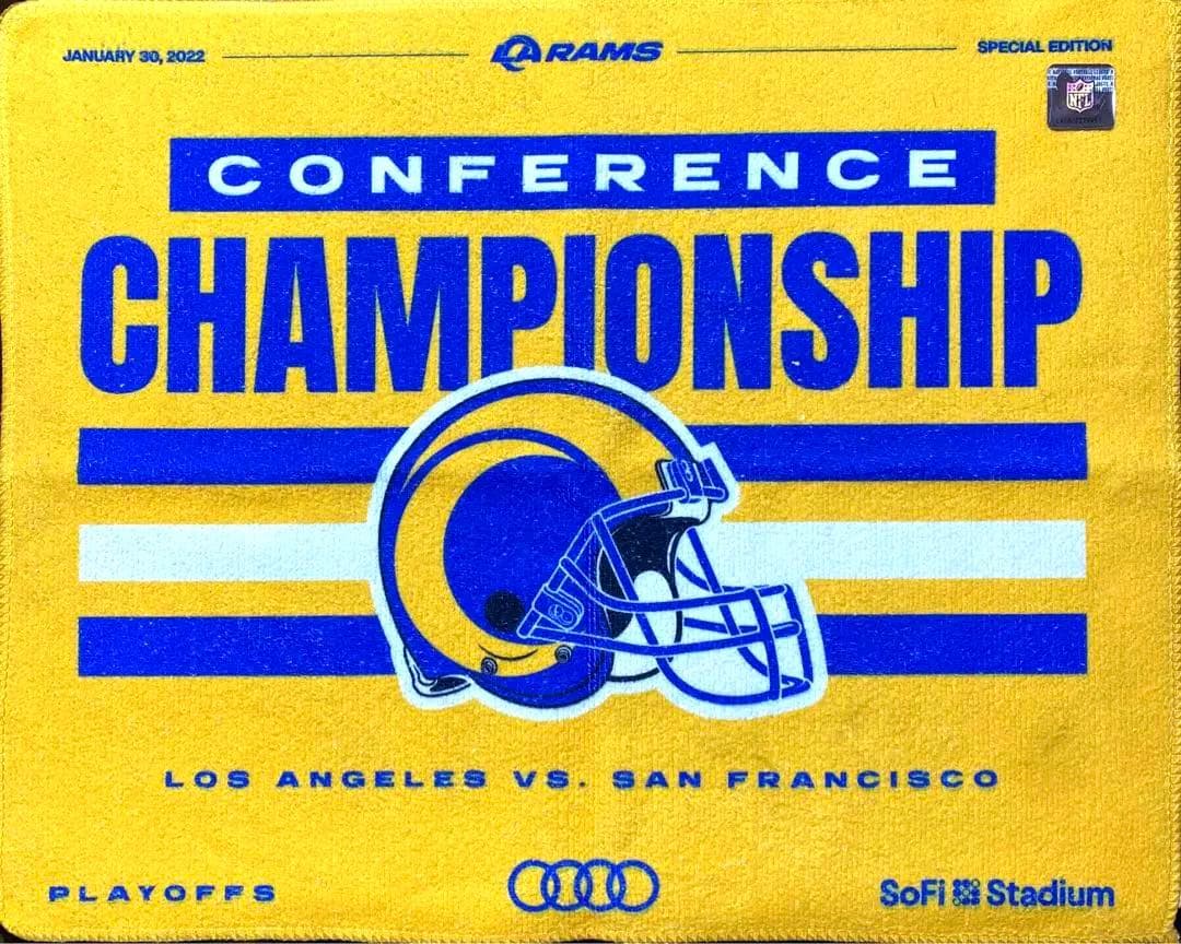 【激レア】ロサンゼルス ラムズ　NFCチャンピオンシップ決勝　特別記念タオル