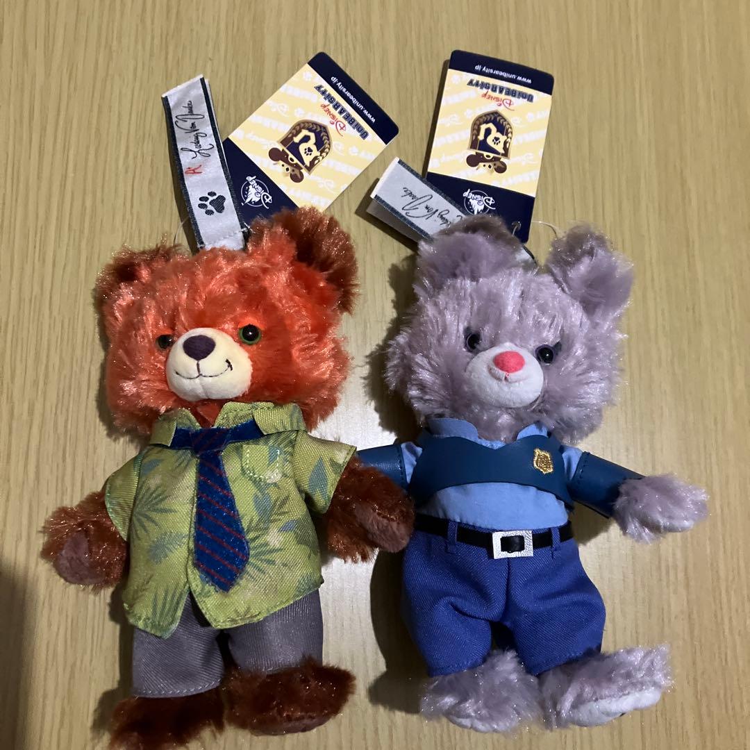 ユニベア　ズートピアニックジュディ　ぬいぐるみキーチェーン　パウシクルキャロット
