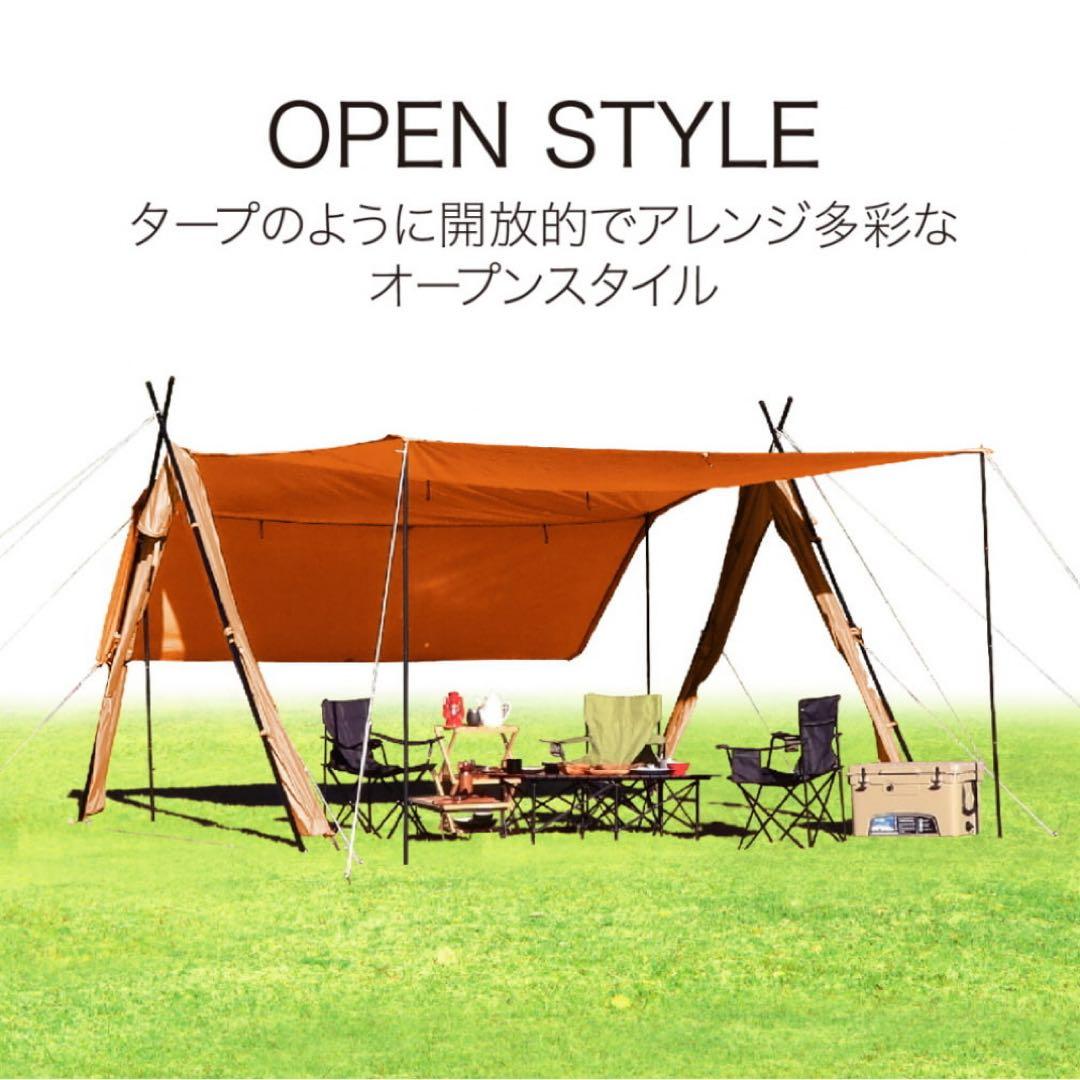 新品　イグニオ　シェルターテント　タープテント　キャンプ　アウトドア