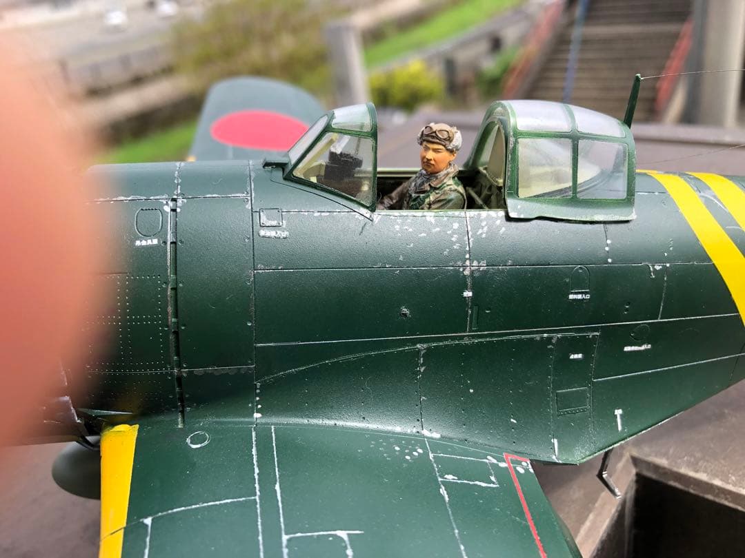M*I様 完成品 1/32 川西 局地戦闘機 紫電改