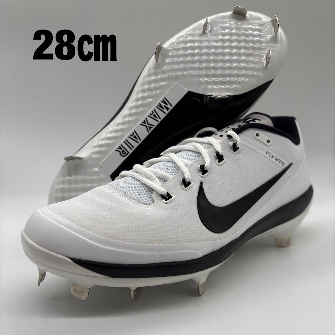 NIKE 野球　スパイク　金具　ホワイト 白 28㎝ ローカット