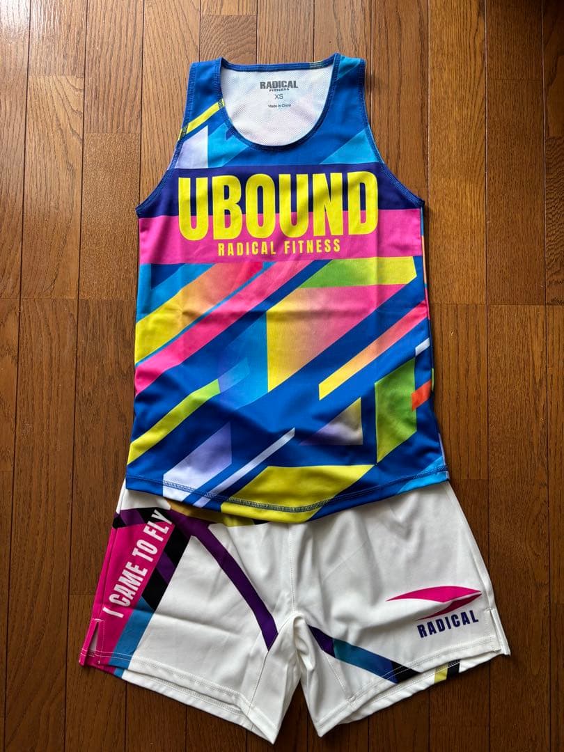 RADICAL UBOUND タンクトップショートパンツ セット　（サイズXS）