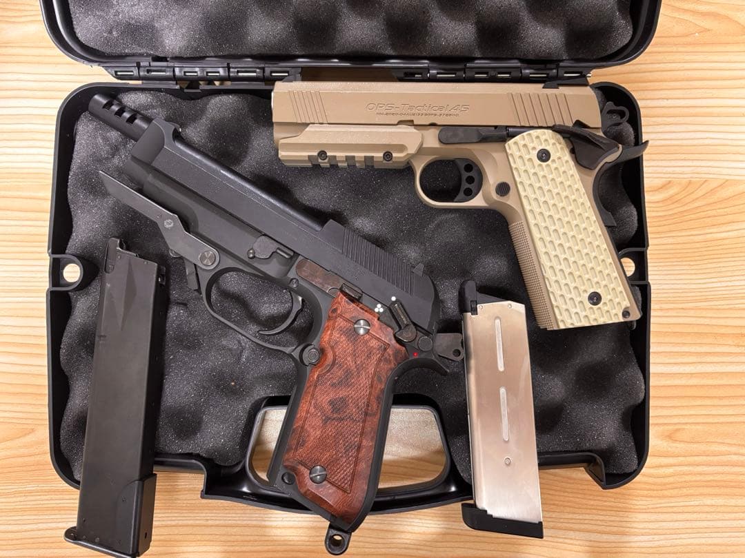 東京マルイ デザートウォーリア 4.3 ＆ KSC M93RII HW ケース付