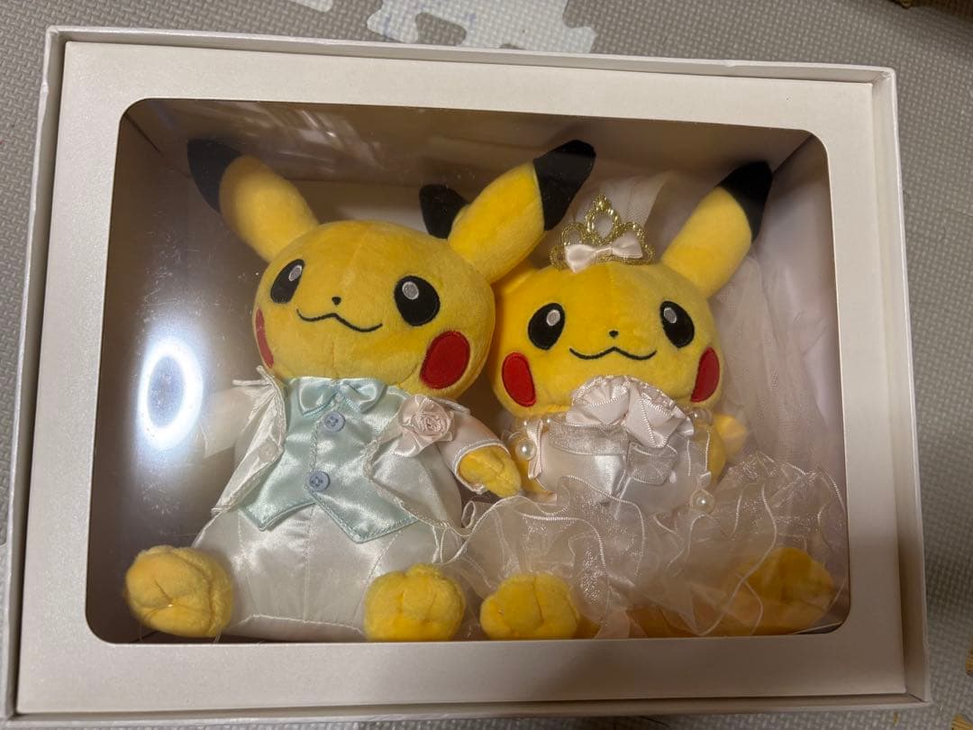 ぬいぐるみ ペアピカチュウPrecious Wedding
