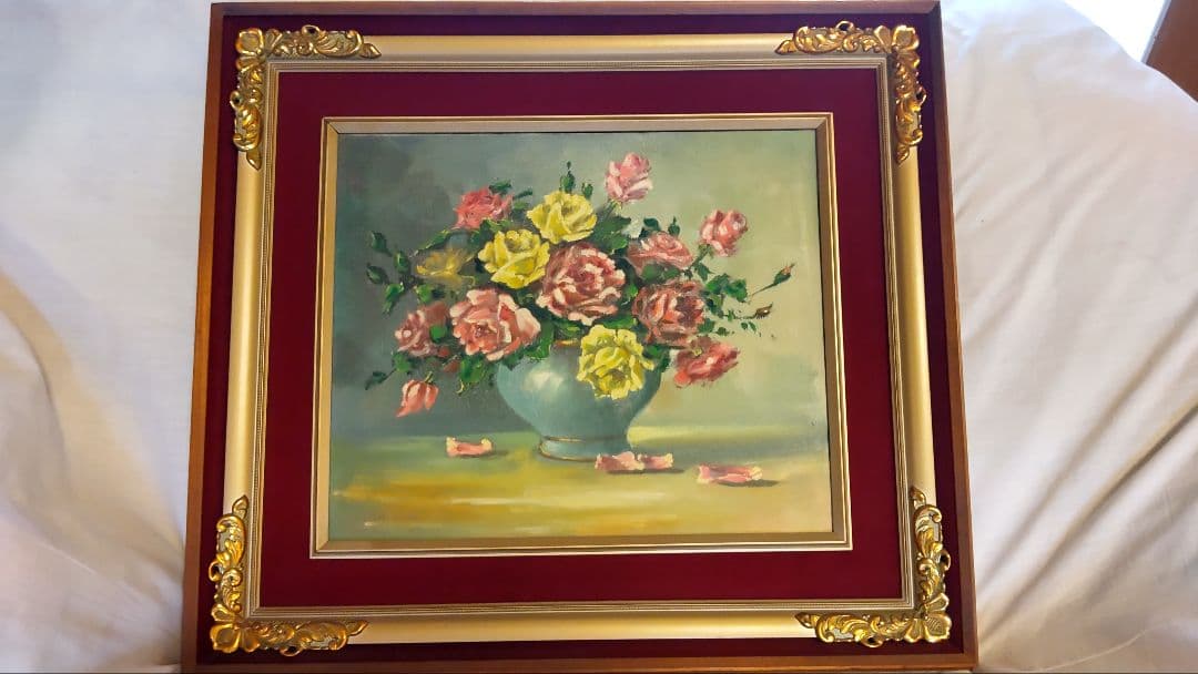 油絵 花