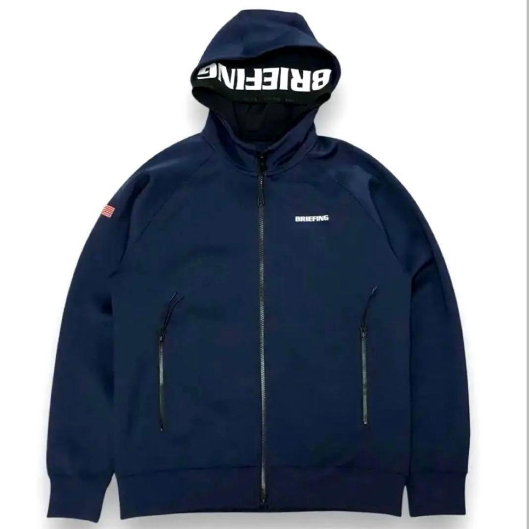 新品　BRIEFING　FAKE LAYERED PAKA ネイビーS