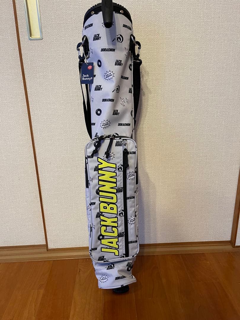 JACK BUNNY スタンド式ゴルフバッグ ホワイト ドラえもん　コラボ
