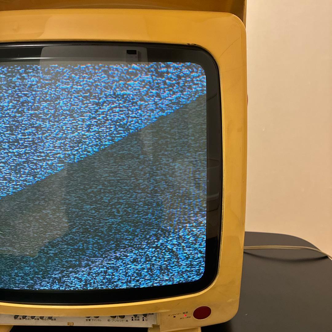 希少　限定 サンリオ キティ ブラウン管 テレビ 通電確認　C-14KTY