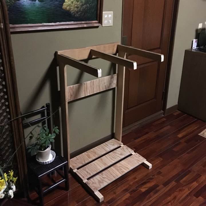 サーフボードラック ひのきのいい香り