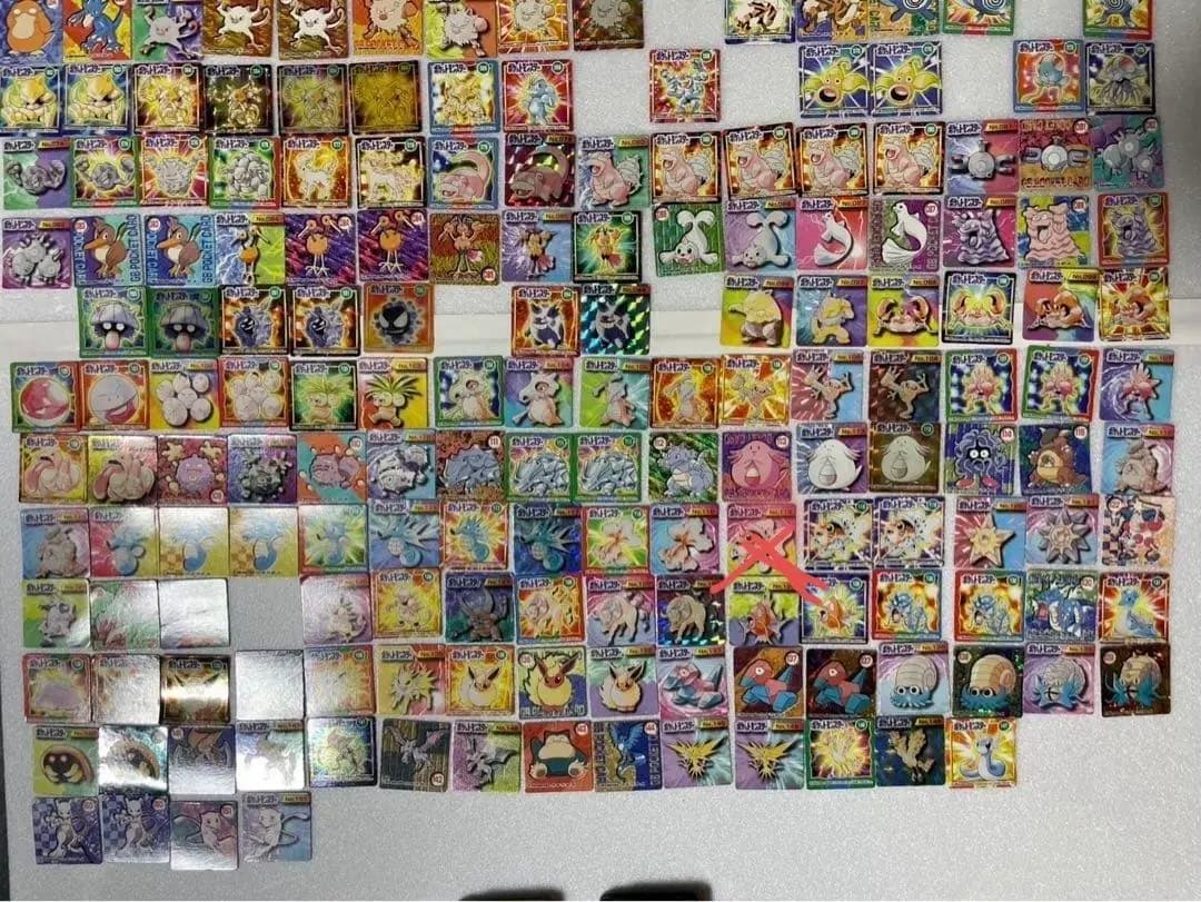ポケットモンスター　初期　レトロ　ミニカード　ブロスカード 238枚　ケース2台