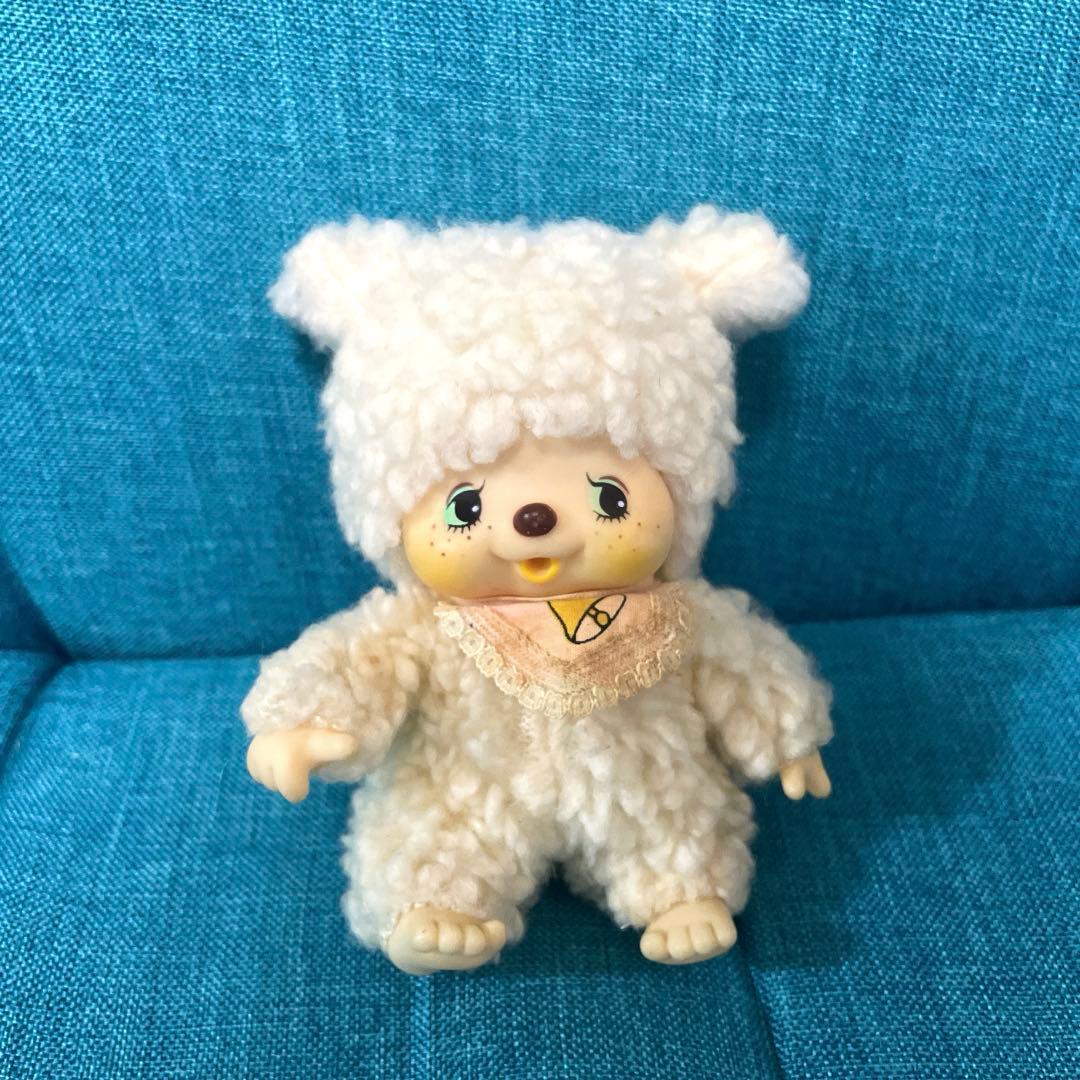 モンチッチ　フレンズ　チャム　白　ぬいぐるみ