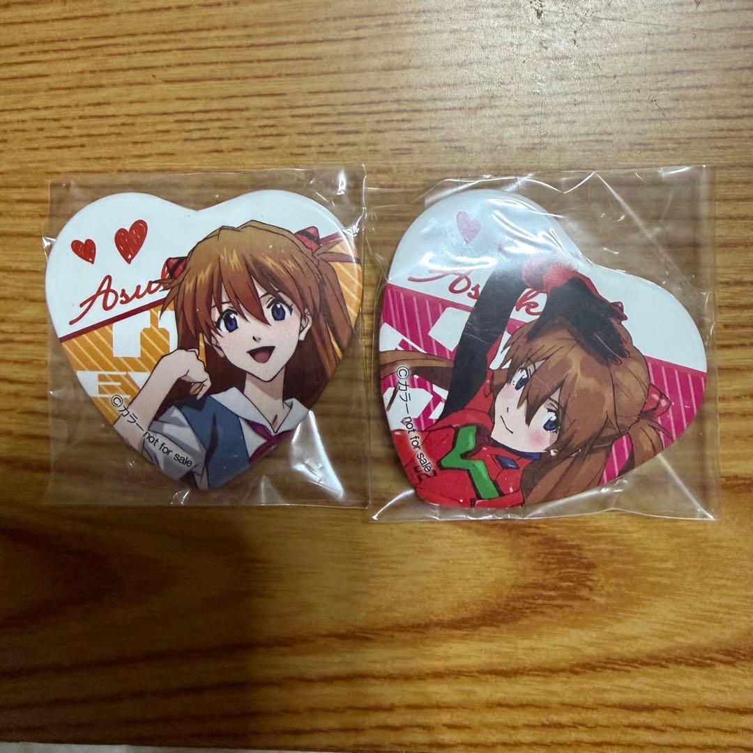 激レア エヴァ アスカ ハート缶２個セット