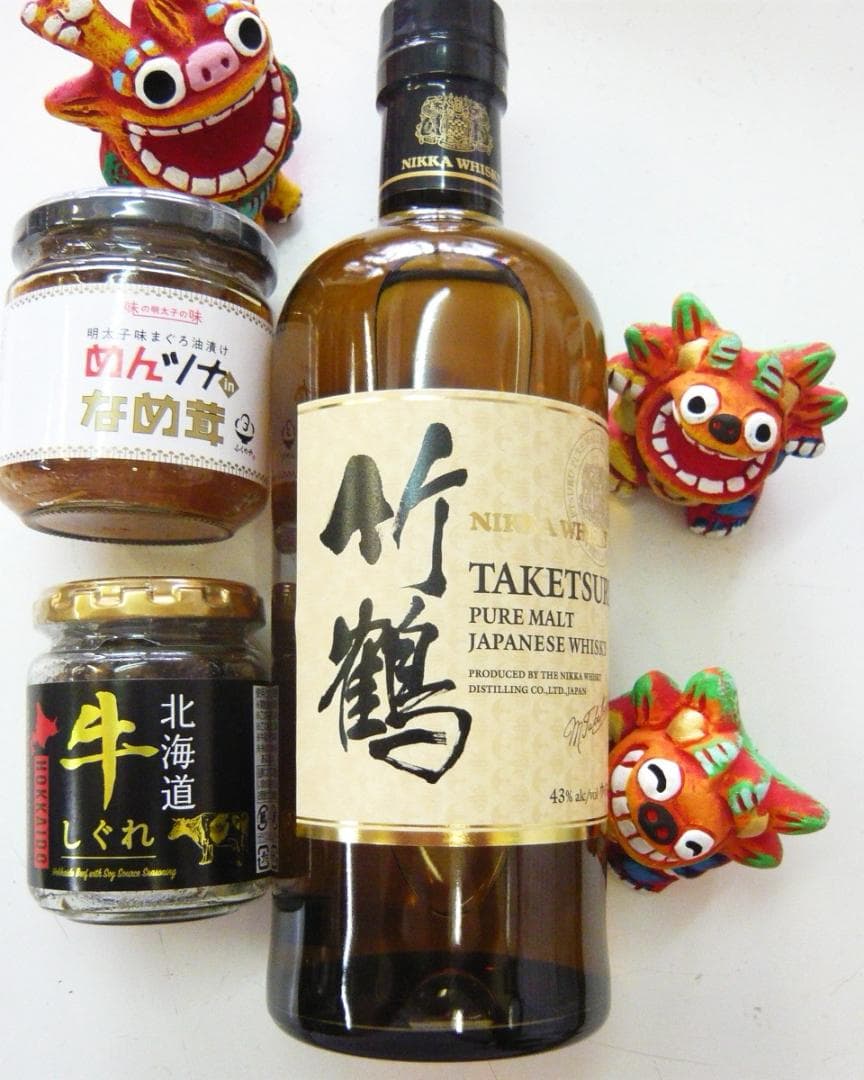 プロが薦める竹鶴ピュアモルトと酒の肴！牛しぐれはクラッカー、明太子ツナはポテサラ