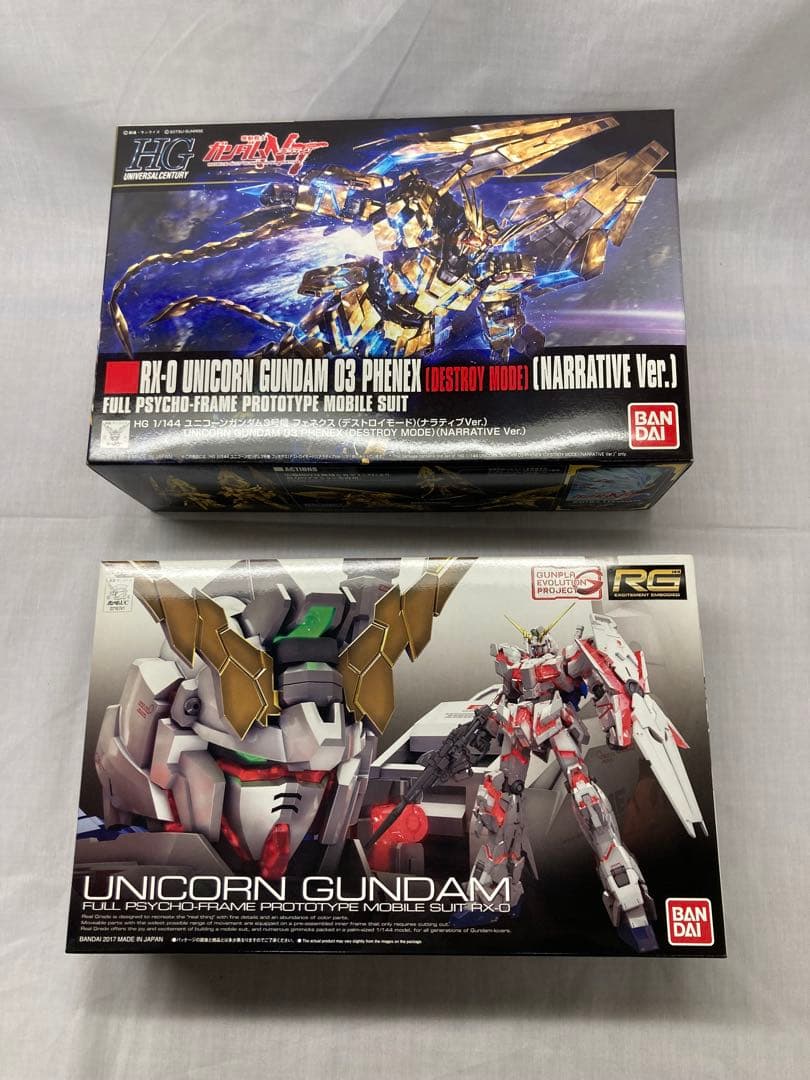 HG１／144ユニコーンガンダム３号機 フェネクス RG ユニコーンガンダム