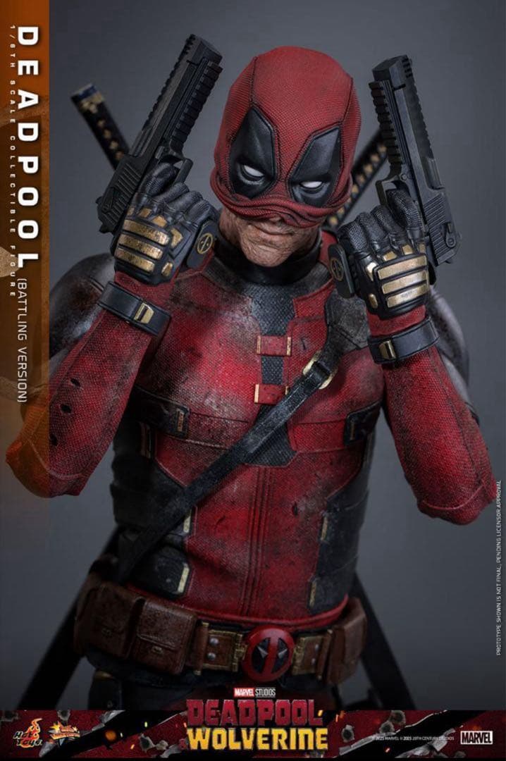 ホットトイズ 1/6 デッドプール ＆ ウルヴァリン バトル版 MMS782