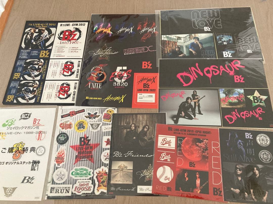 ③B'z Party ステッカー 購入特典 会場限定　稲葉浩志松本孝弘　FYOP