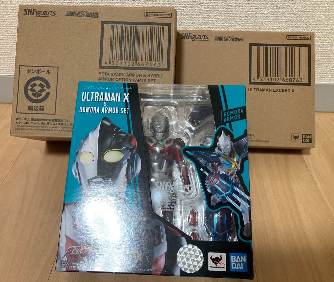 「新品未開封３点セット」S.H.FiguartsウルトラマンXシリーズ