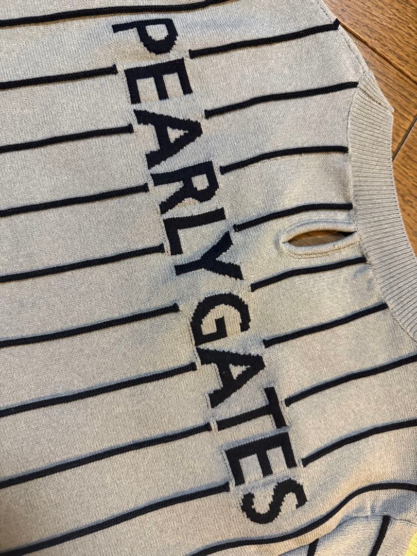 ★限定値下げ★ PEARLY GATES ストライプセーター