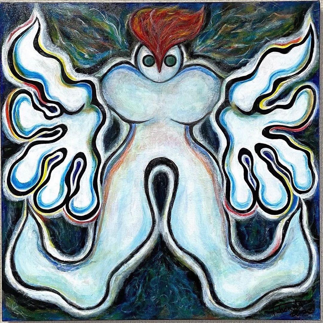 【君ならできる】　アクリル絵画　アート　原画の販売です(^^)