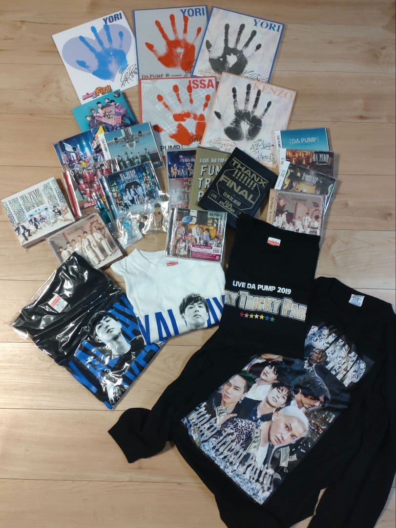 DA PUMP グッズセット 手形　CD　DVD ブルーレイ　ライブＴシャツ