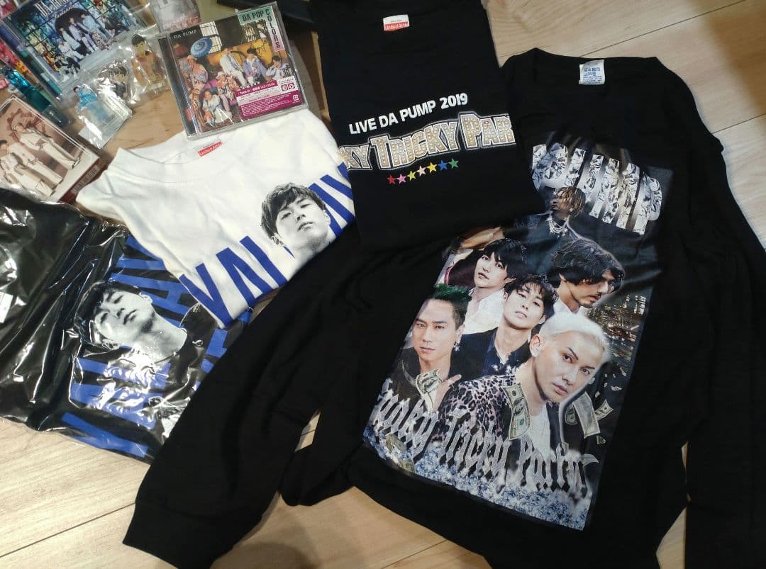 DA PUMP グッズセット 手形　CD　DVD ブルーレイ　ライブＴシャツ