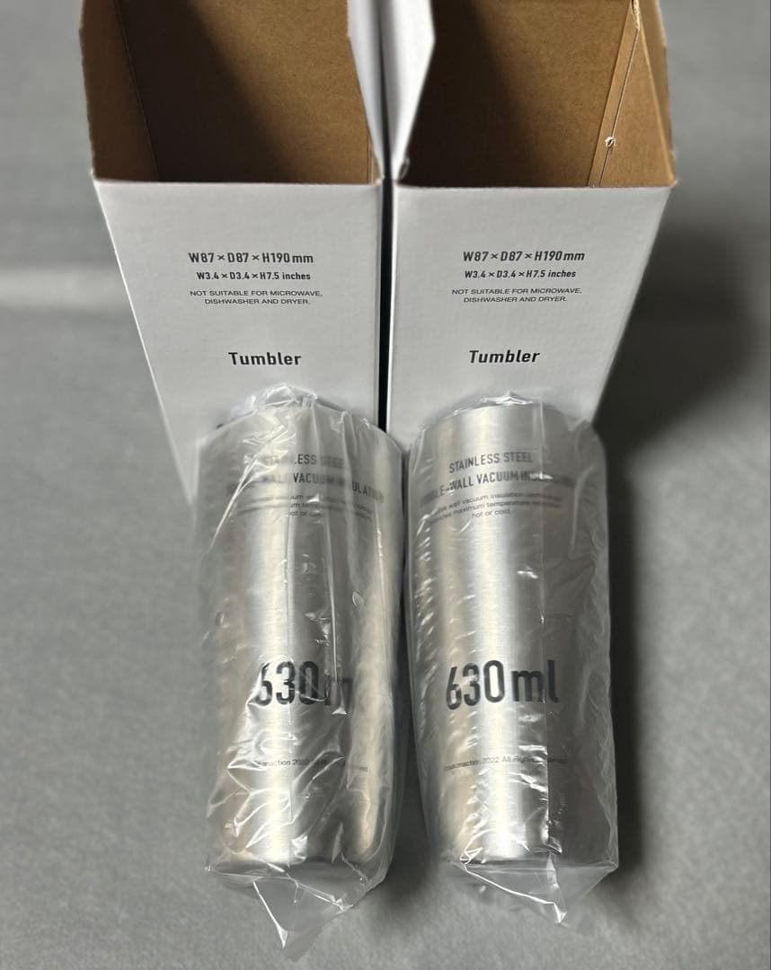 【未使用】サカナクション ステンレス タンブラー 2個セット