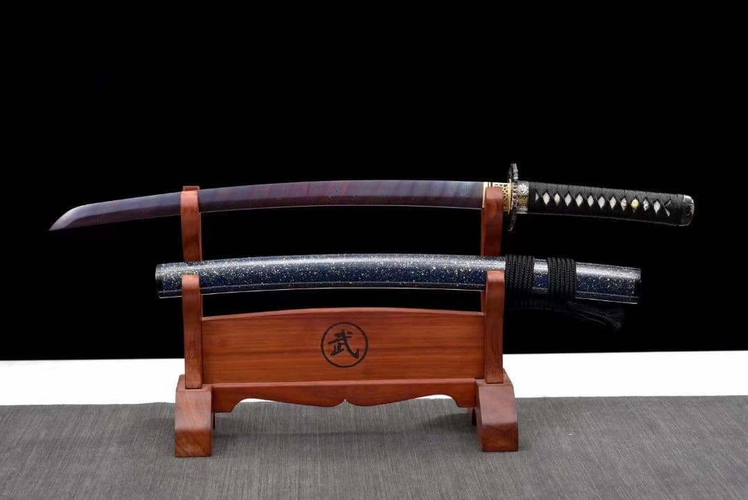 【赤みがかった月】武具　刀装具　日本刀　模造刀 居合刀
