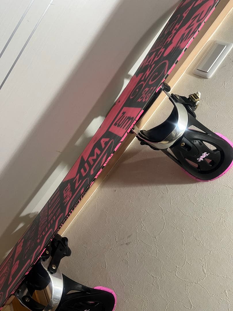 高身長女性！BURTONステッカー付き！ZUMA 150cm バインセット