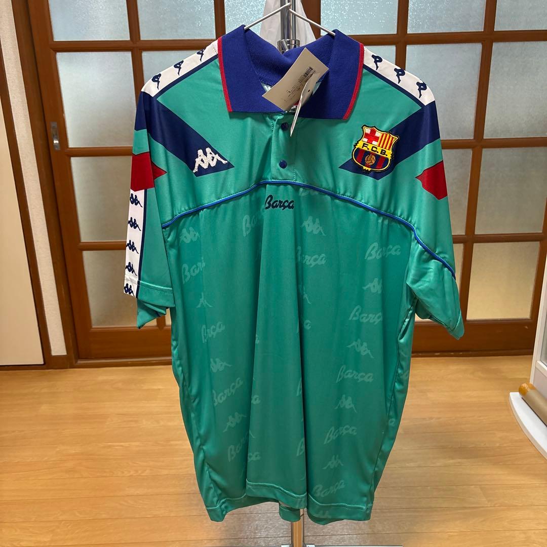 サッカー　ユニフォーム　FCバルセロナ　92-95 アウェイモデル　タグ付