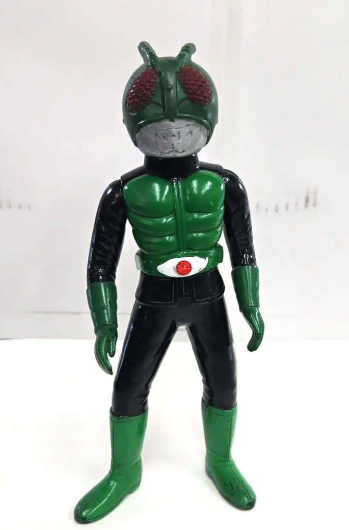 仮面ライダー☆ソフビ　当時物☆ミドルサイズ　旧バンダイ　美品！