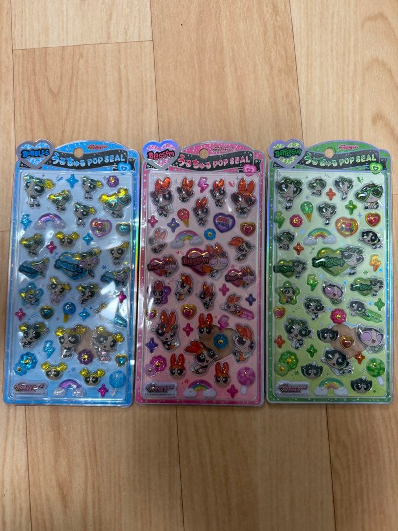 パワーパフガールズ うるちゅるポップシールボンボンドロップシール