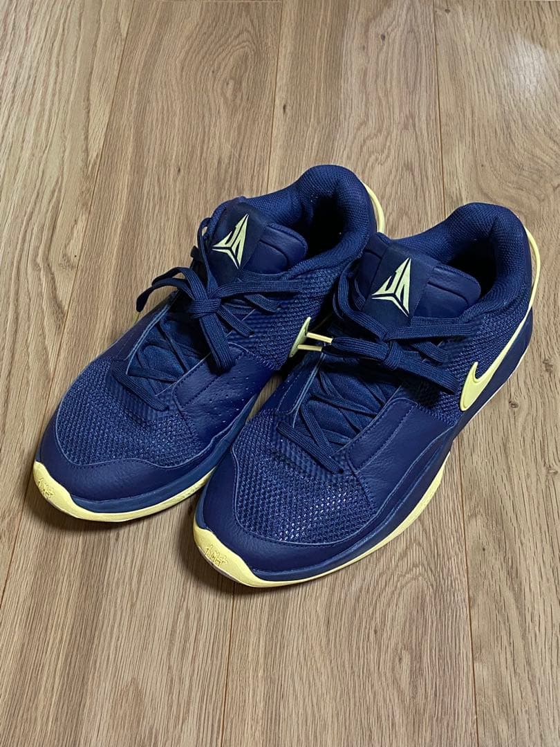 JA 1 Nike バスケットボールシューズ ネイビー/イエロー