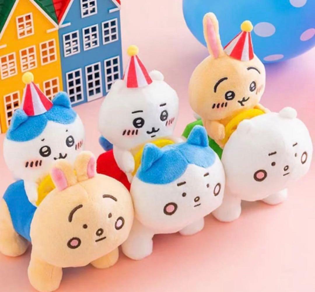 ちいかわ　ぴーぽぽぬいぐるみ　3個セット