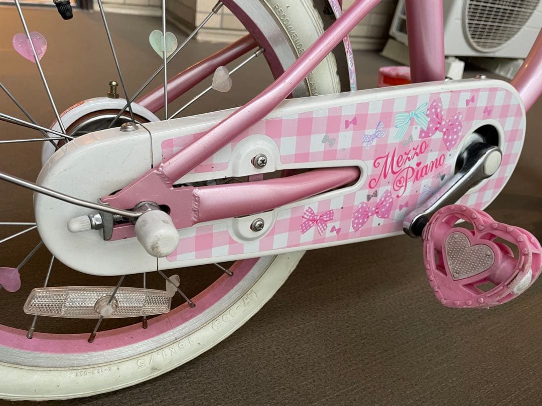 東京都武蔵野市 直接引取いただける方のみ ♡メゾピアノ子供用自転車 16インチ♡