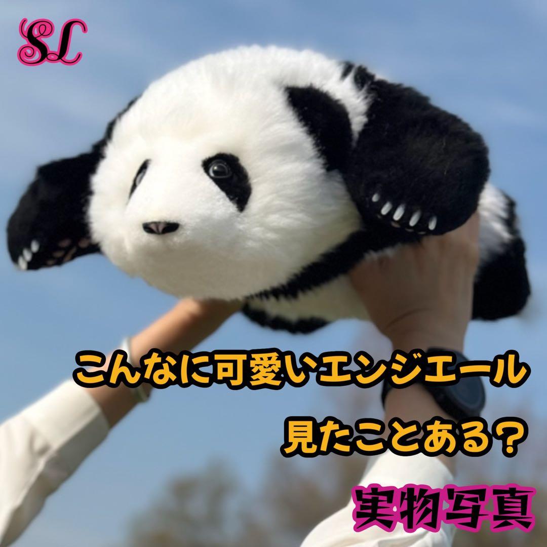 パンダ　リアルぬいぐるみ 3ヶ月パンダ　高級ぬいぐるみ　ファファ