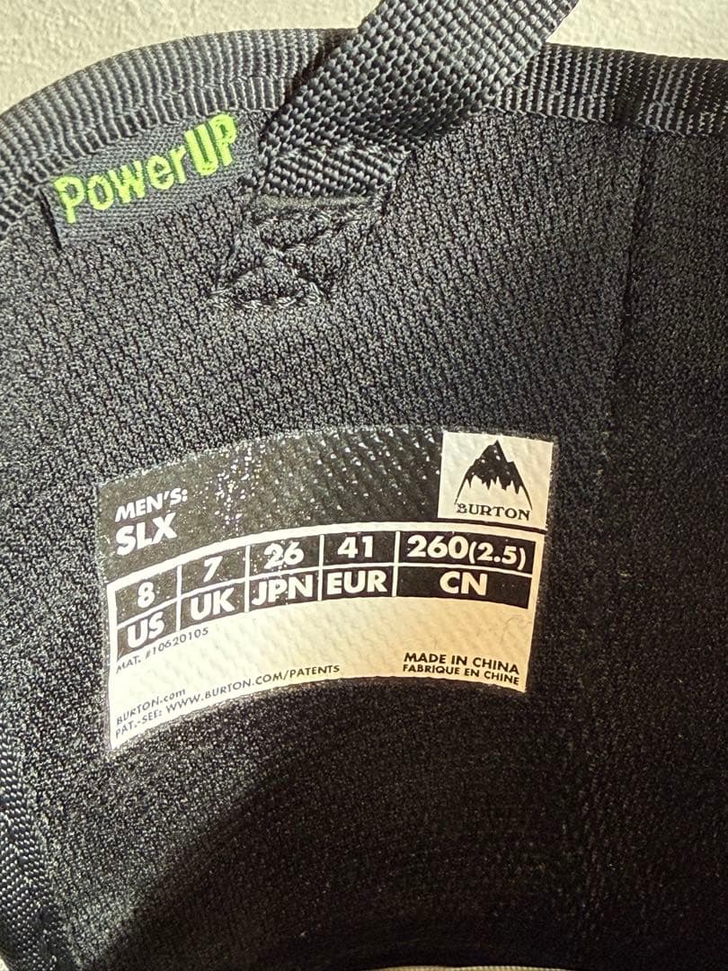 burton SLX スノーボードブーツ 26.0 美品 エスエルエックス
