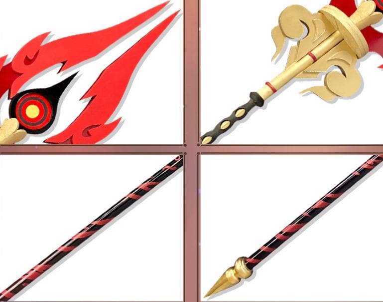 原神 胡桃(フータオ) コスプレ用 グッズ 武器護摩の杖