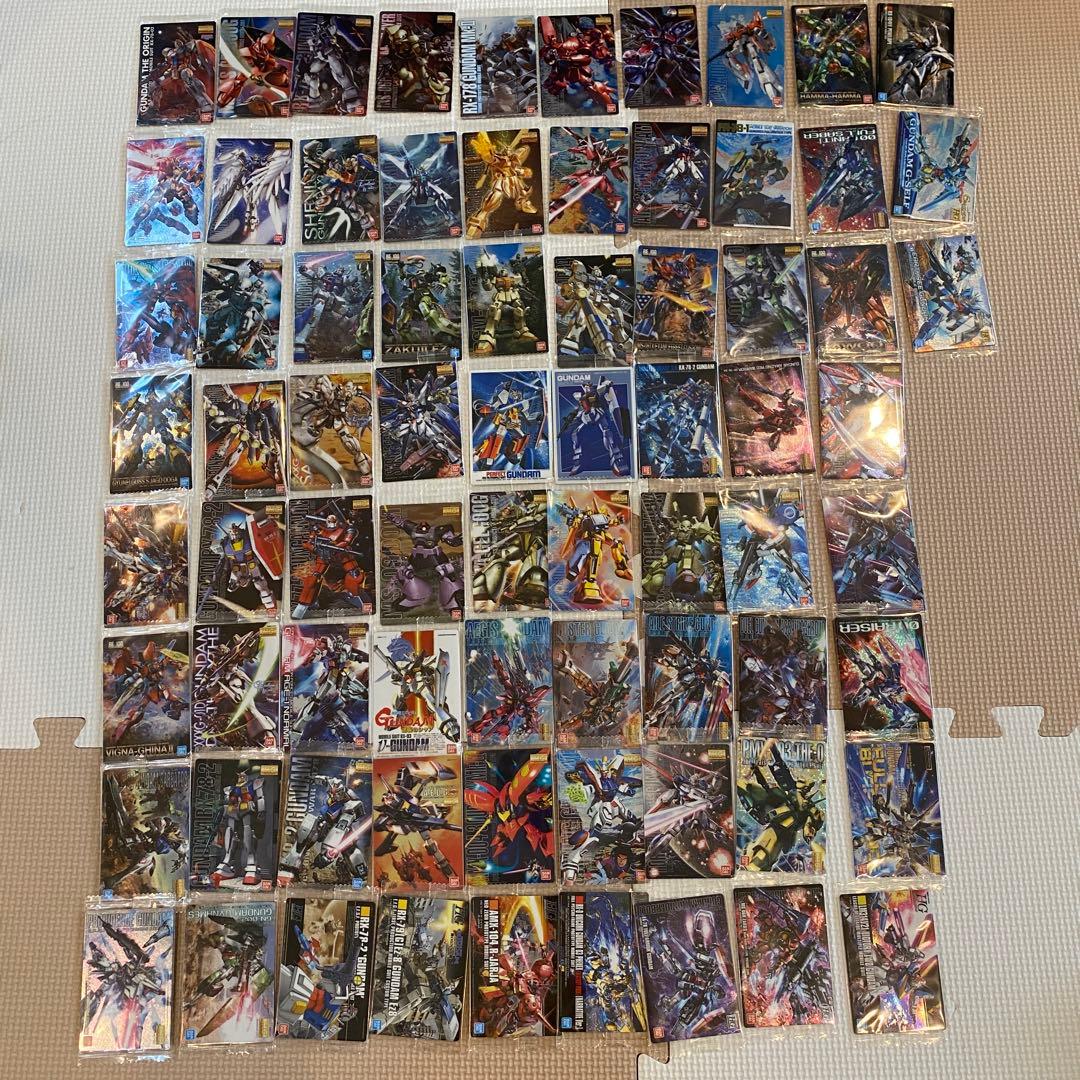 ガンプラ ウエハースカード65枚セット