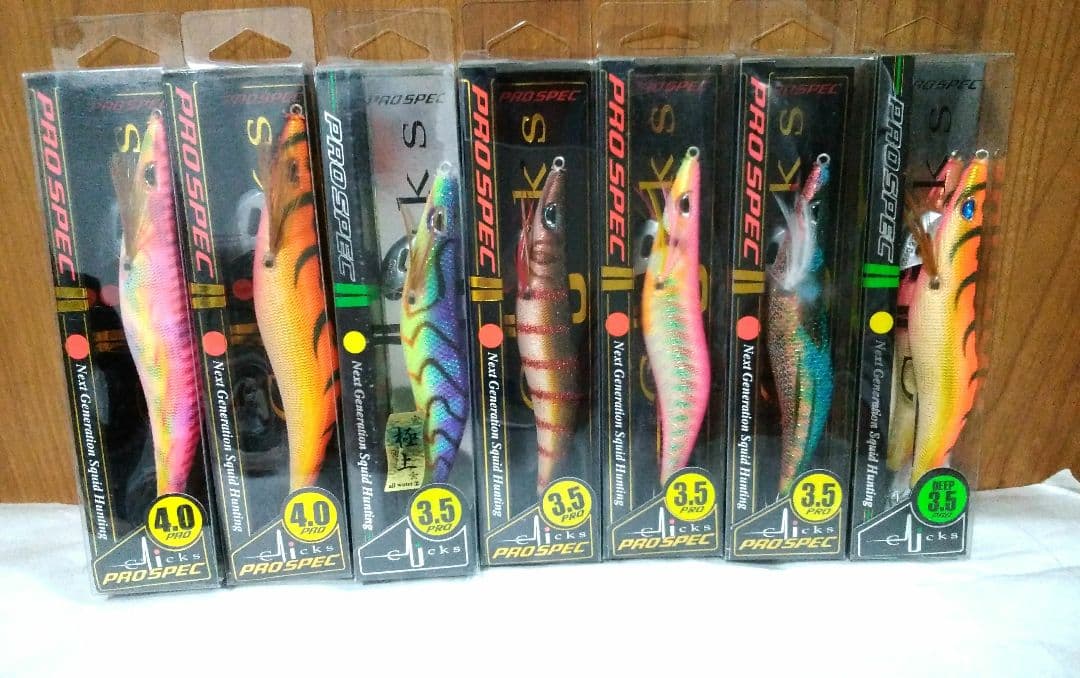 エギ　カンジ　クリックス プロスペック　7本　バラ売り不可