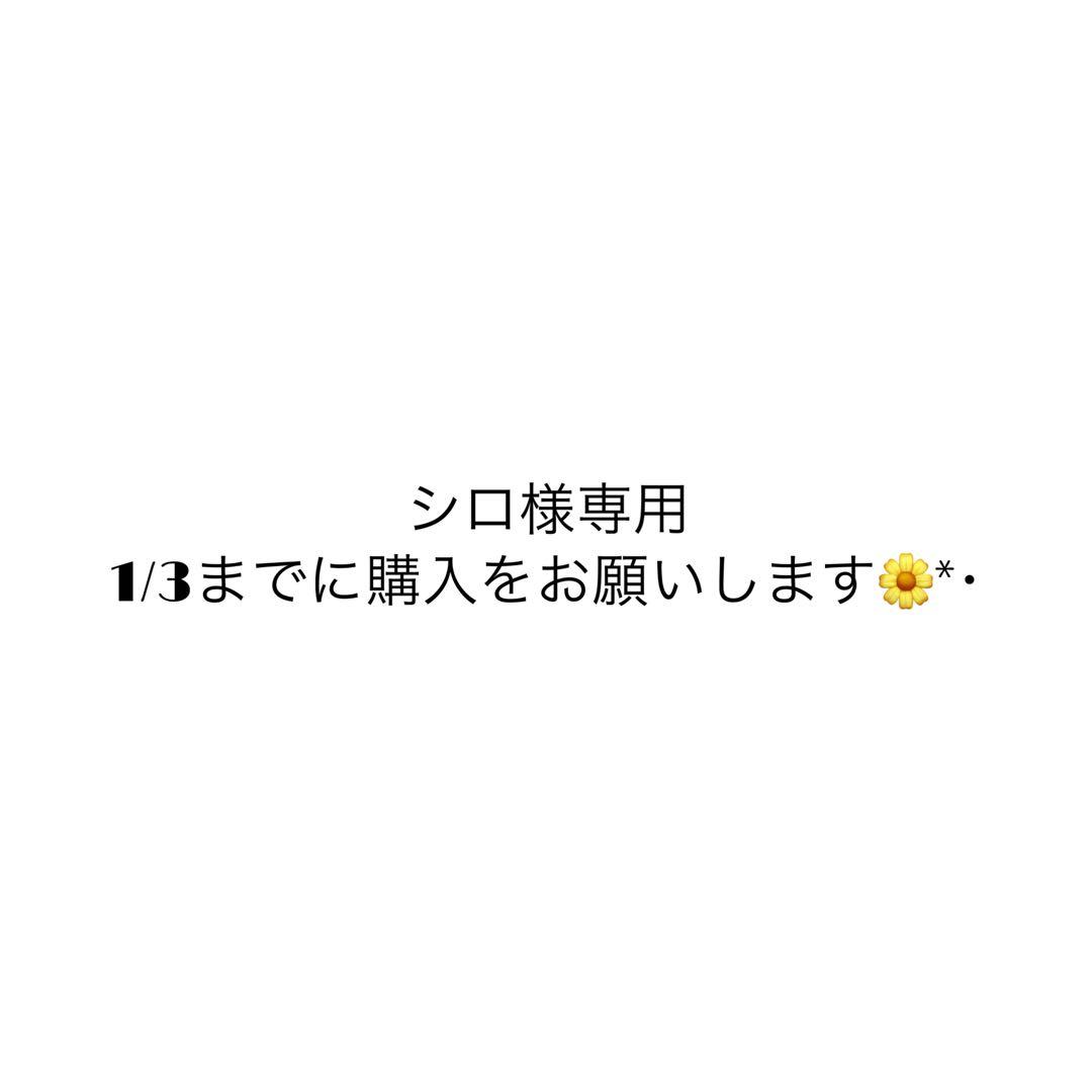 1/3までに購入お願いします·͜·ᰔᩚ