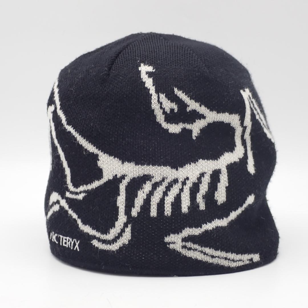 美品 ARC'TERYX アークテリクス スカル デザイン ニット帽 ビーニー