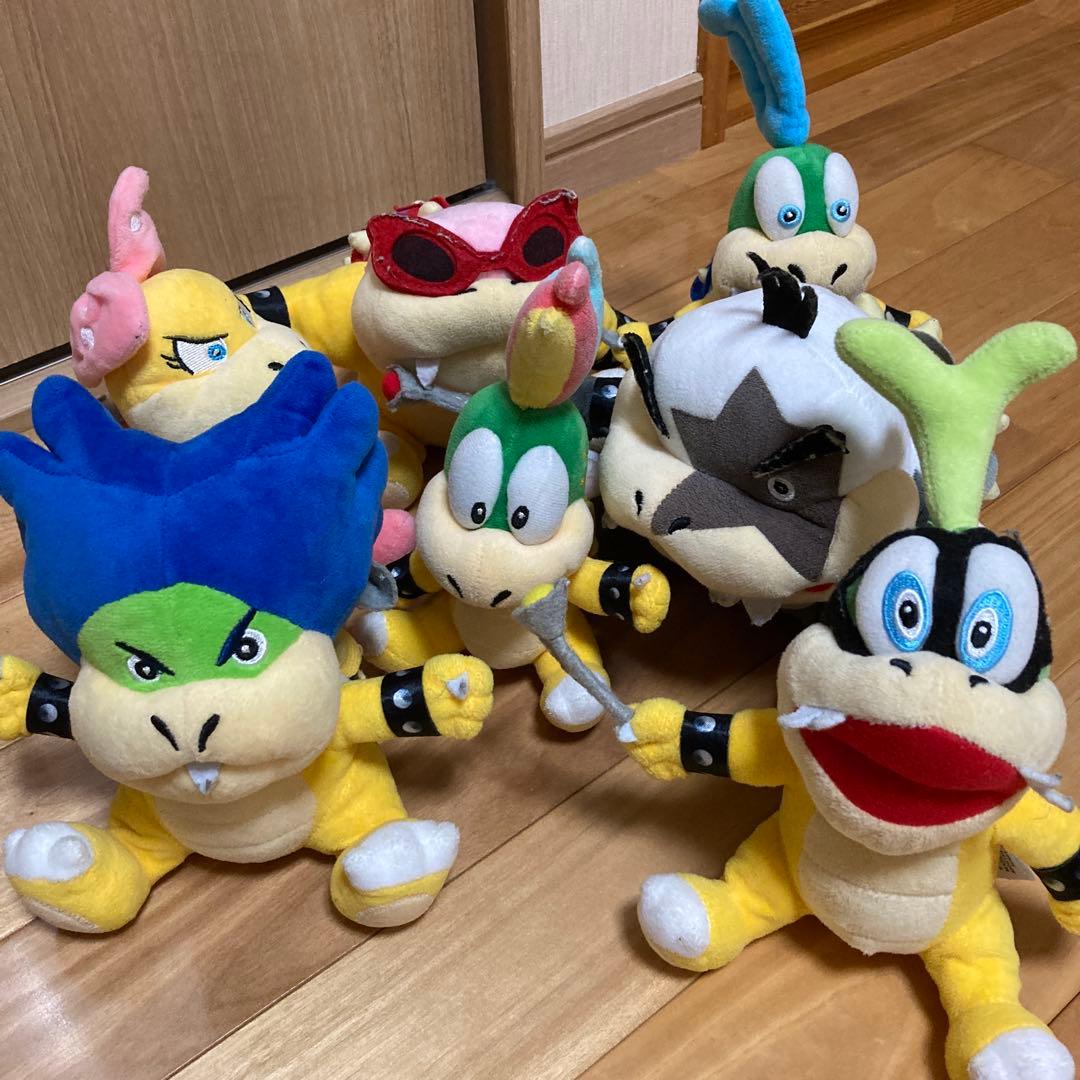 スーパーマリオ　コクッパ　7人衆　ぬいぐるみ