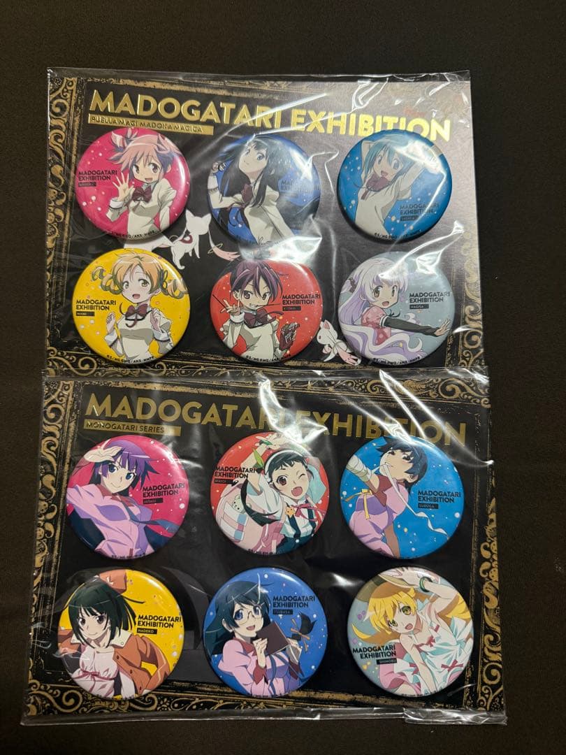 MADOGATARI展 缶バッジ　まどか☆マギカ　物語シリーズ　セット